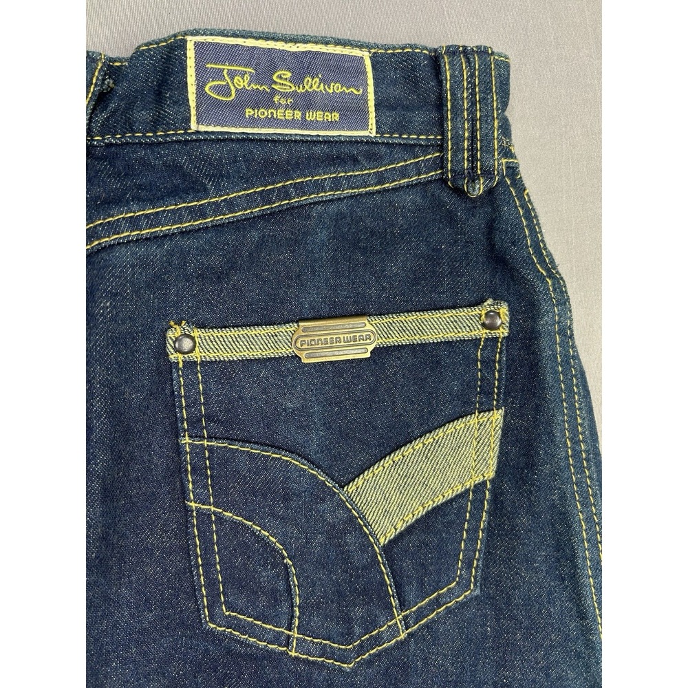 John Sullivan Women's 24 Waist Pioneer Wear Denim Vintage Skirt Cute‎ Pockets - Picture 9 of 10